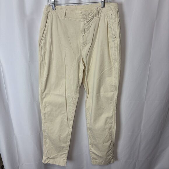 Gap Pants Women’s14 Tall Downtown Khaki Straight Chino Cotton Blend Twill Casual - Picture 5 of 14